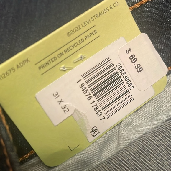 Men’s LEVI’S 512 Slim Taper Jeans - Picture 9 of 9